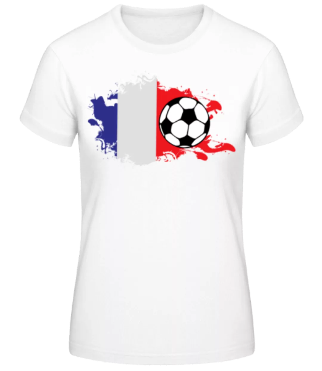 Französische Fahne Fußball · Frauen Basic T-Shirt günstig online kaufen