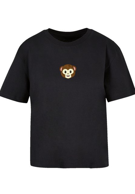 emoji couture T-Shirt Smiling monkey furry face Premium Qualität günstig online kaufen