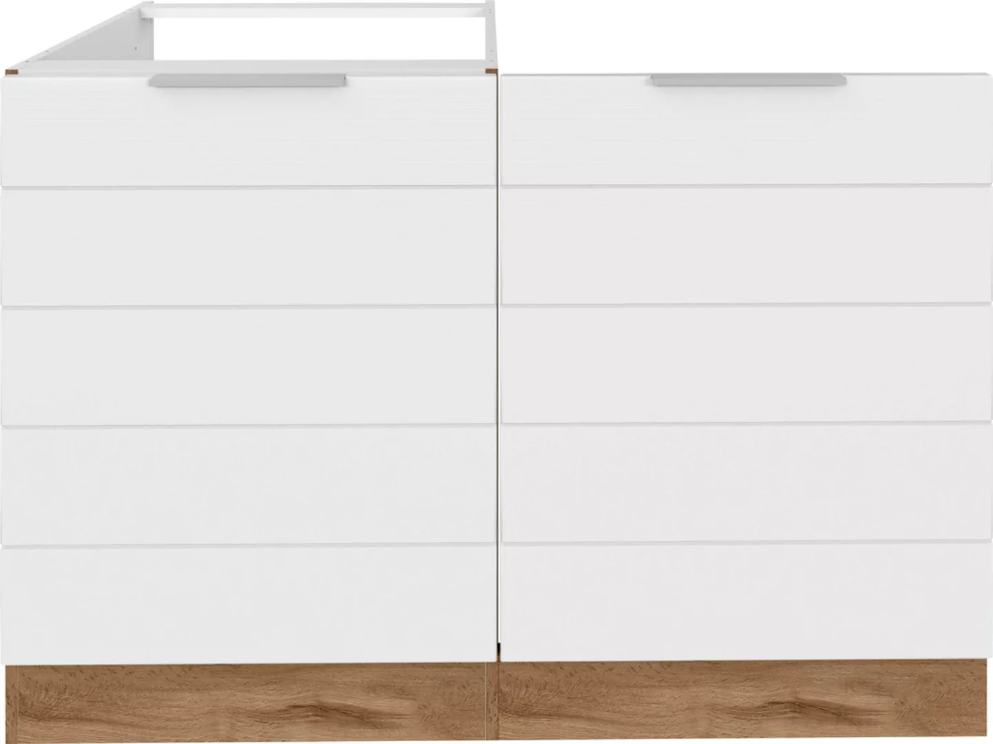 KOCHSTATION Spülenschrank "KS-Luhe", 120 cm breit, hochwertige MDF-Fronten günstig online kaufen