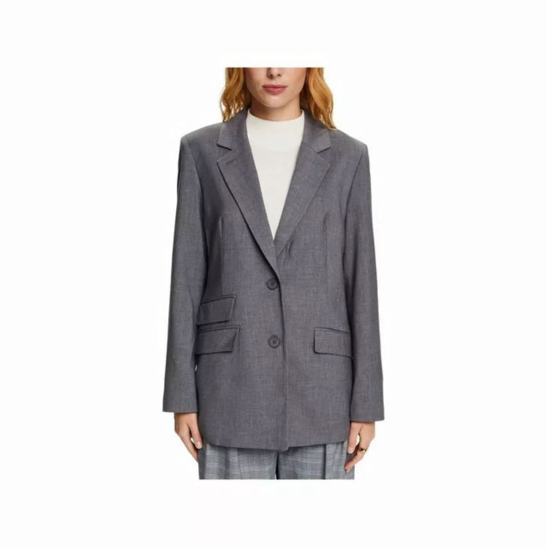 Esprit Jackenblazer mittel-grau (1-tlg) günstig online kaufen