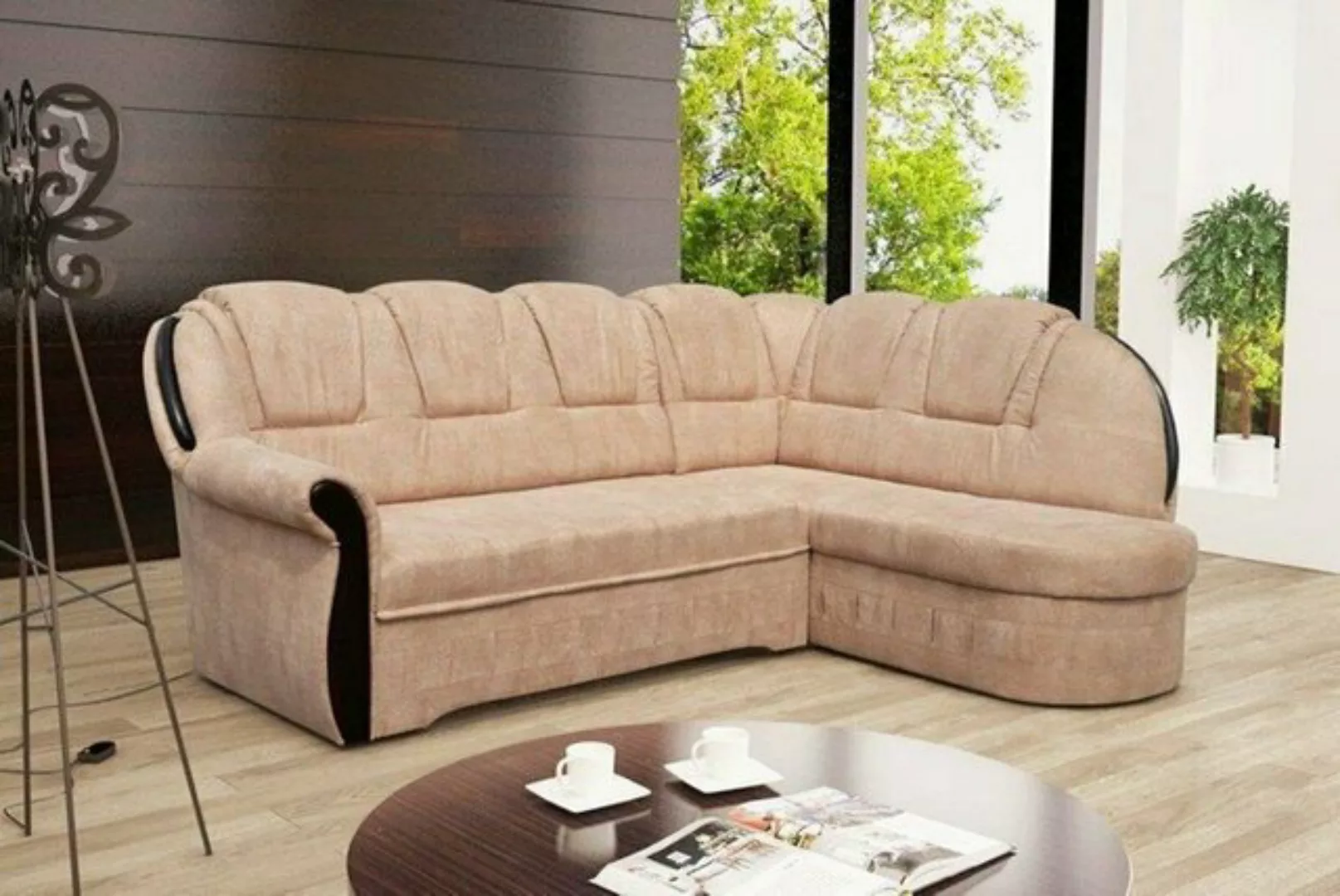 JVmoebel Ecksofa, Schlafsofa Ecksofa Sofa Couch Polster Eck Garnitur Sitz S günstig online kaufen
