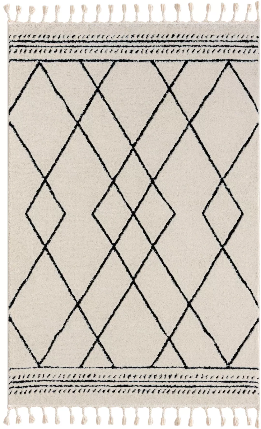 Myflair Möbel & Accessoires Hochflor-Teppich »Moroccan Design Lagerräumung« günstig online kaufen