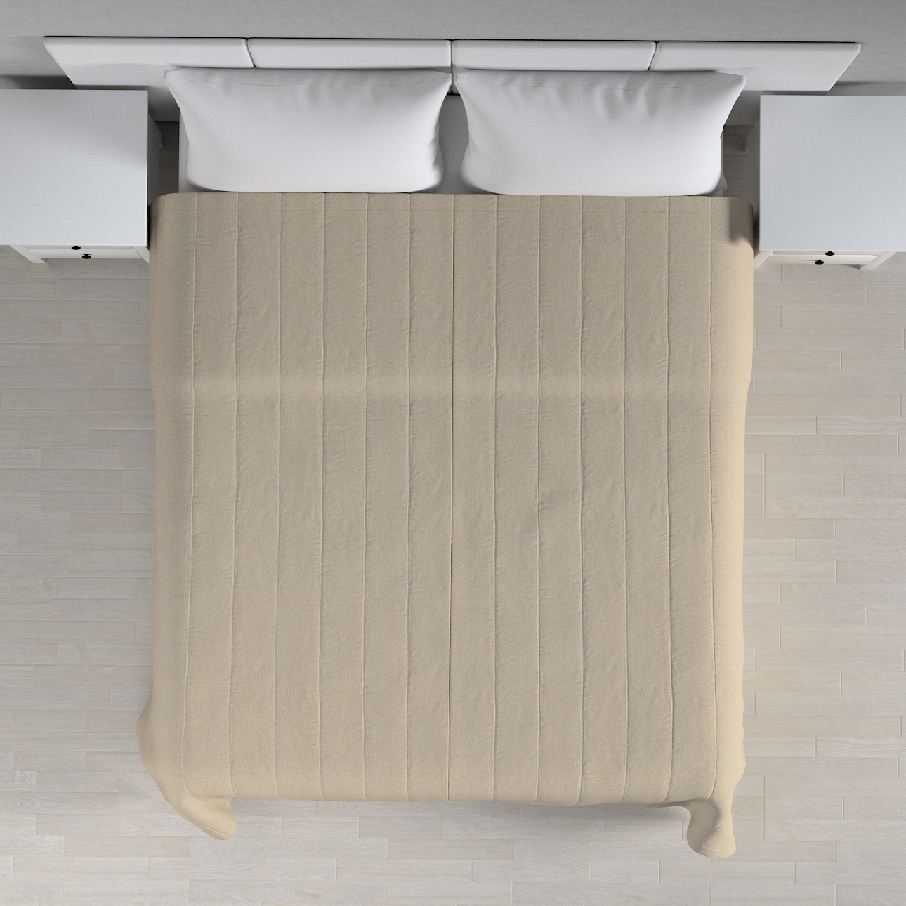 Tagesdecke mit Streifen-Steppung, beige, Edinburgh (115-78) günstig online kaufen