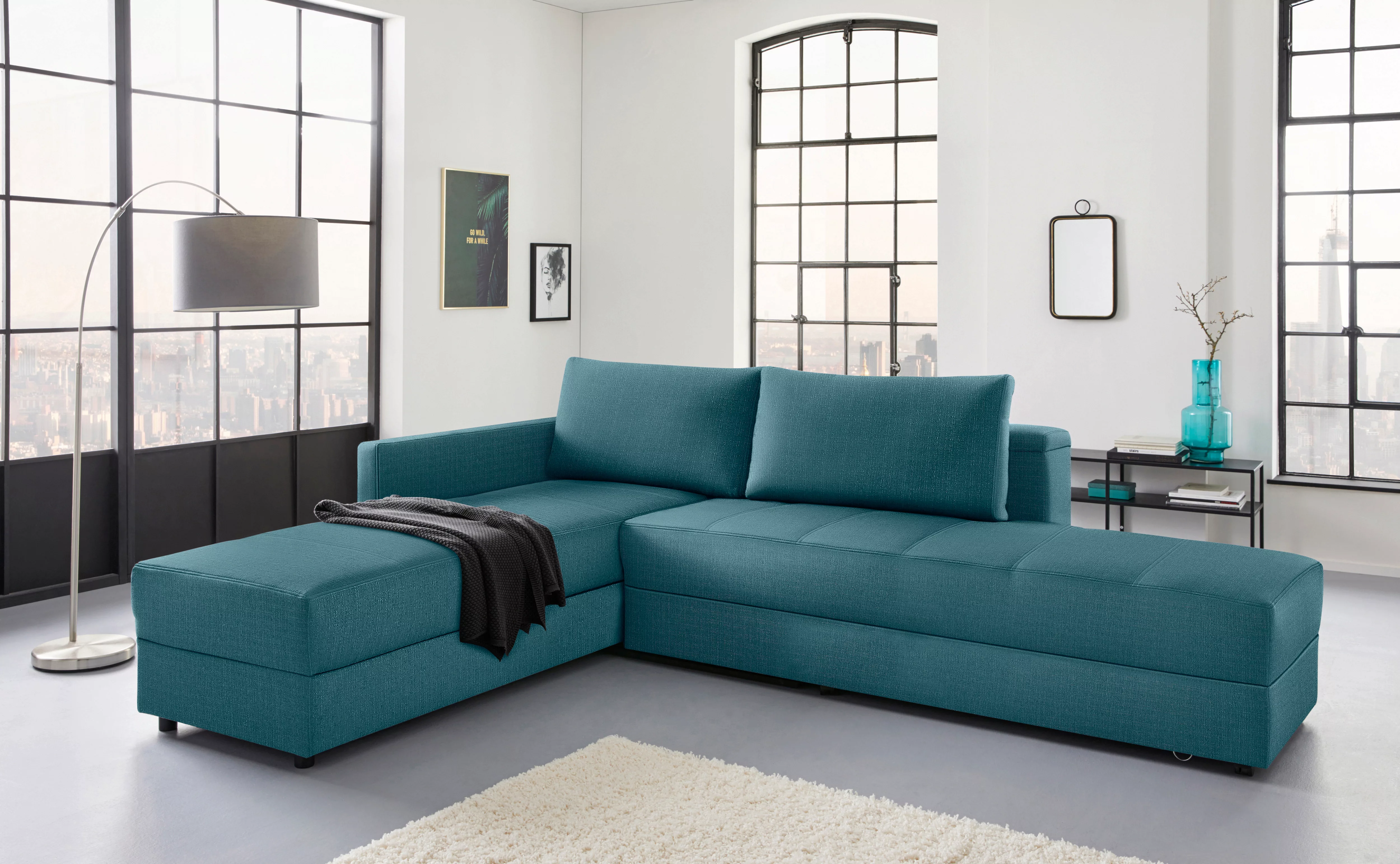 LOOKS by Wolfgang Joop Ecksofa »LooksIII L-Form«, durch Drehfunktion zum Be günstig online kaufen