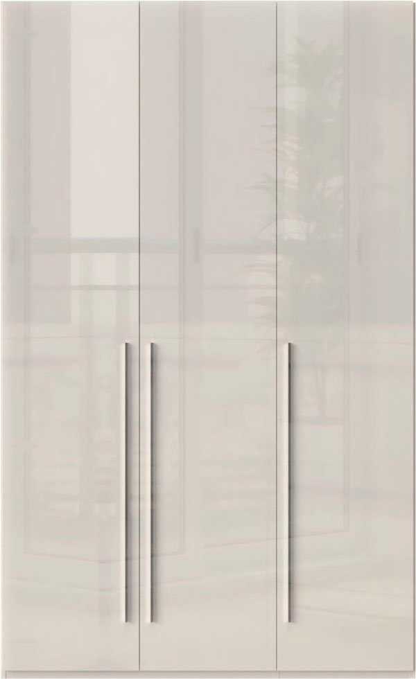 Places of Style Kleiderschrank "Piano, UV lackiert, hochglänzend in beige o günstig online kaufen