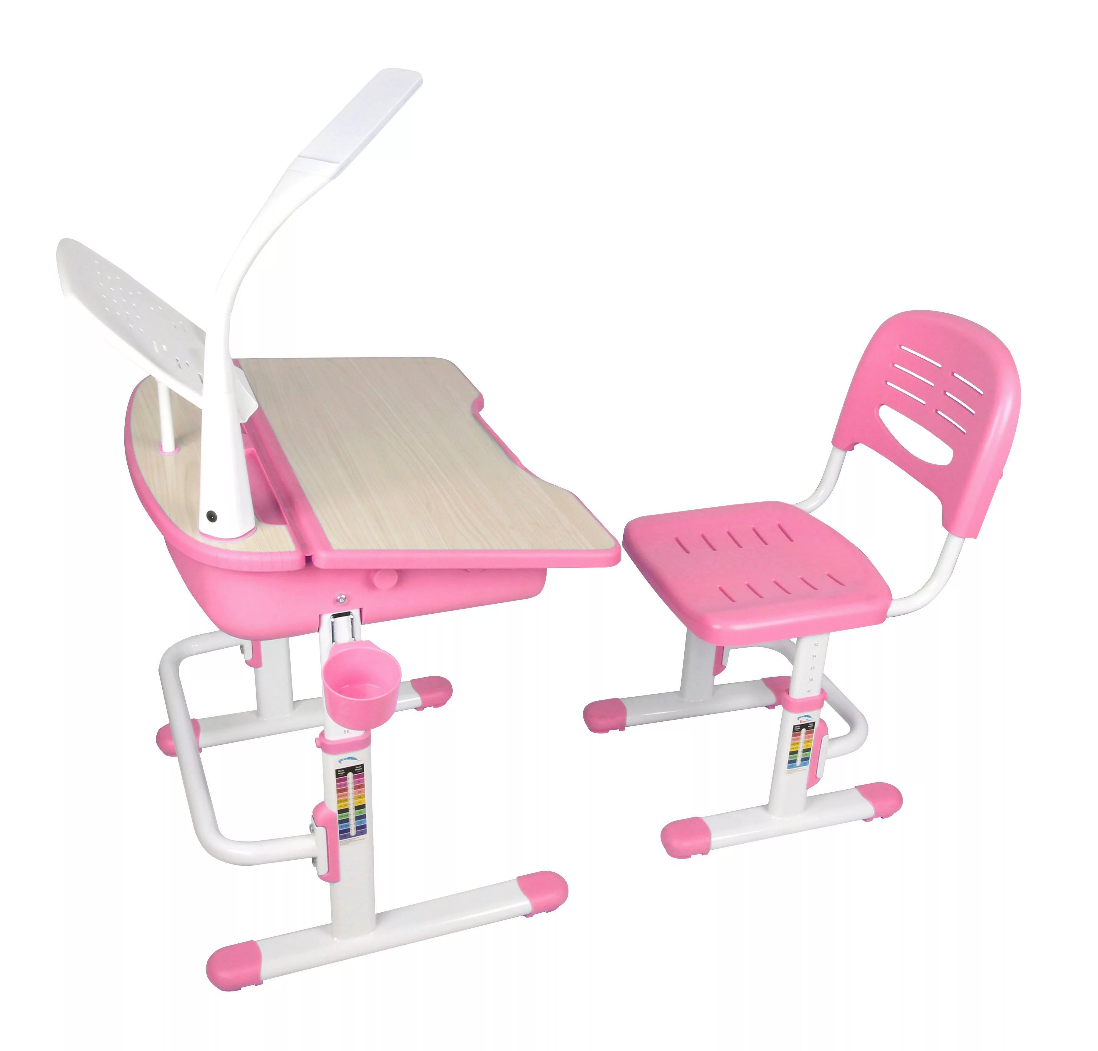Vipack Kinderschreibtisch "Comfortline", (Set, mit Stuhl und Beleuchtung), günstig online kaufen