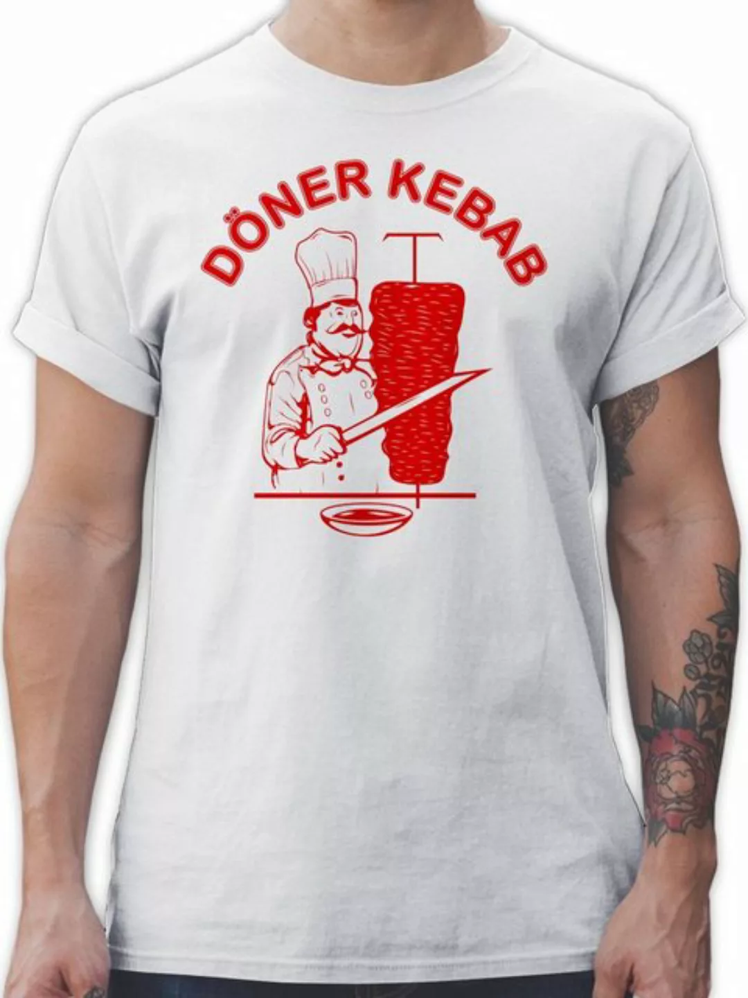 Shirtracer T-Shirt Original Döner Kebab Logo I Döner Kebap I Döner Geschenk günstig online kaufen