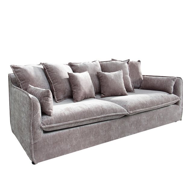 riess-ambiente 3-Sitzer HEAVEN 210cm taupe · Hussensofa inkl. Kissen und ab günstig online kaufen