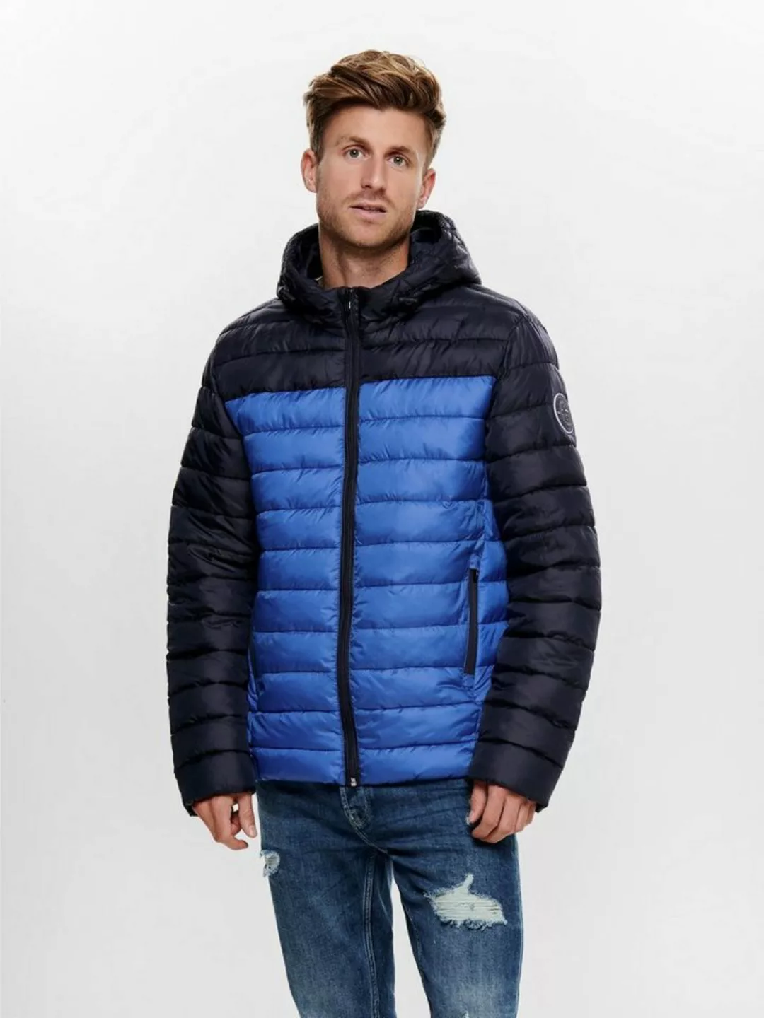 ONLY & SONS Steppjacke Herren Jacke ONSSTEVEN QUILTED HOOD JACKET günstig online kaufen