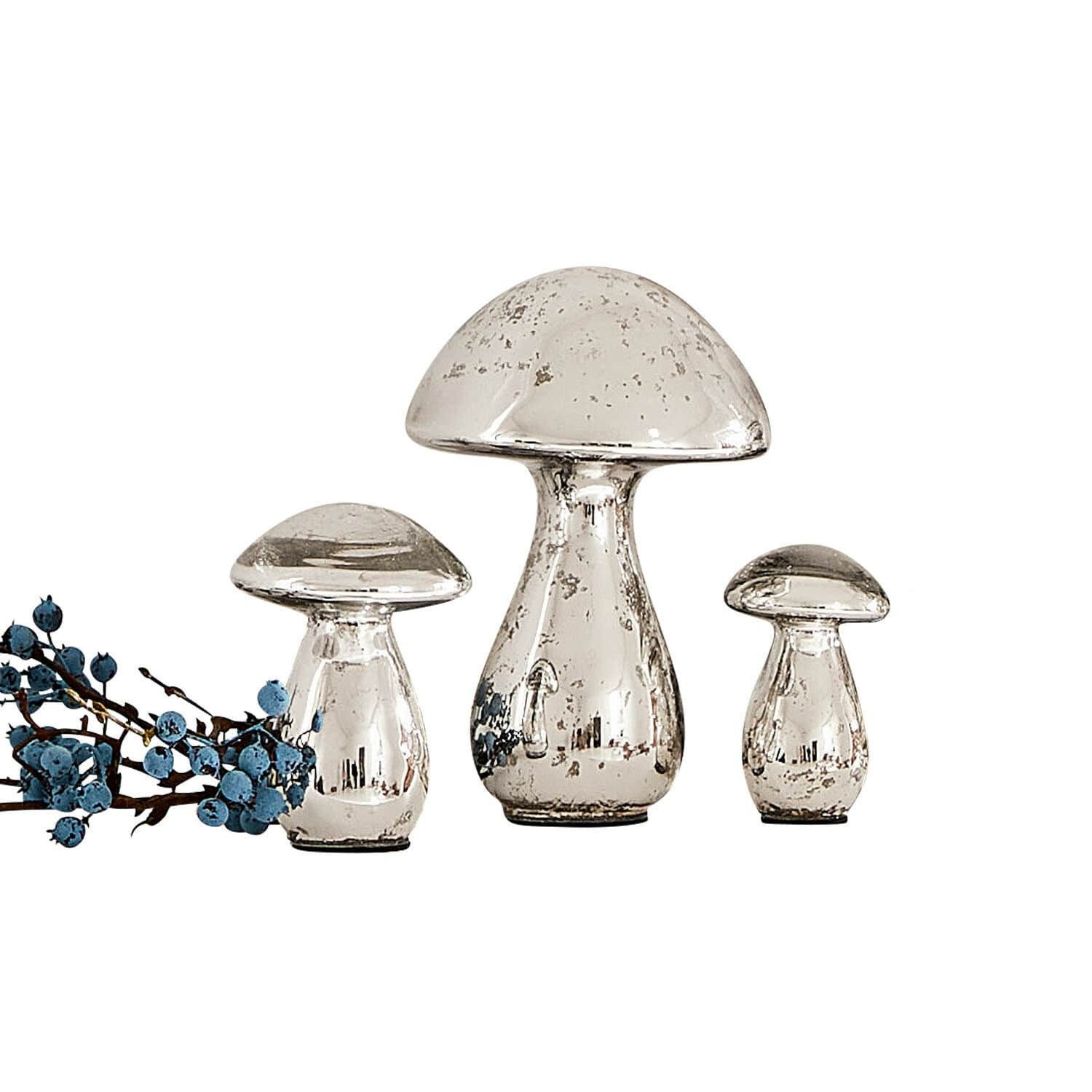 Mirabeau Weihnachtsfigur Deko-Pilze 3er Set Périgord günstig online kaufen