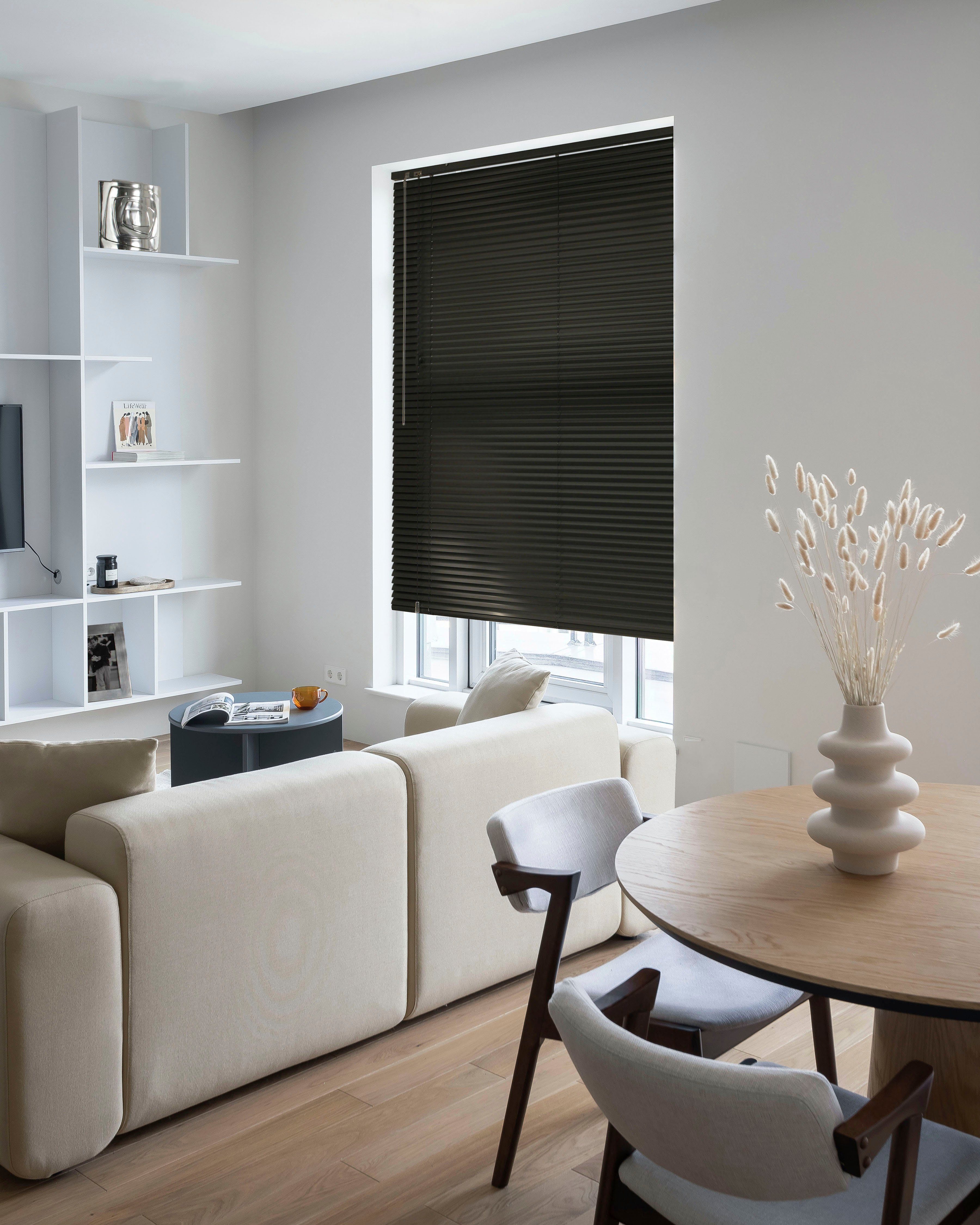 Gardinia Jalousie Aluminium 50 cm x 175 cm Schwarz günstig online kaufen