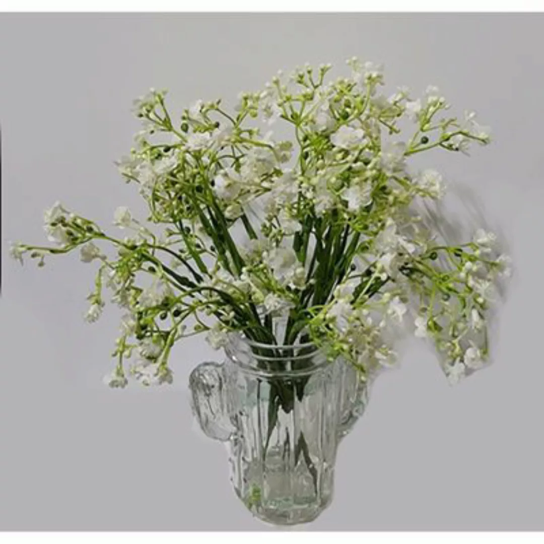 HTI-Living Künstlicher Frühlingsstrauß in Vase Flora grün/weiß günstig online kaufen