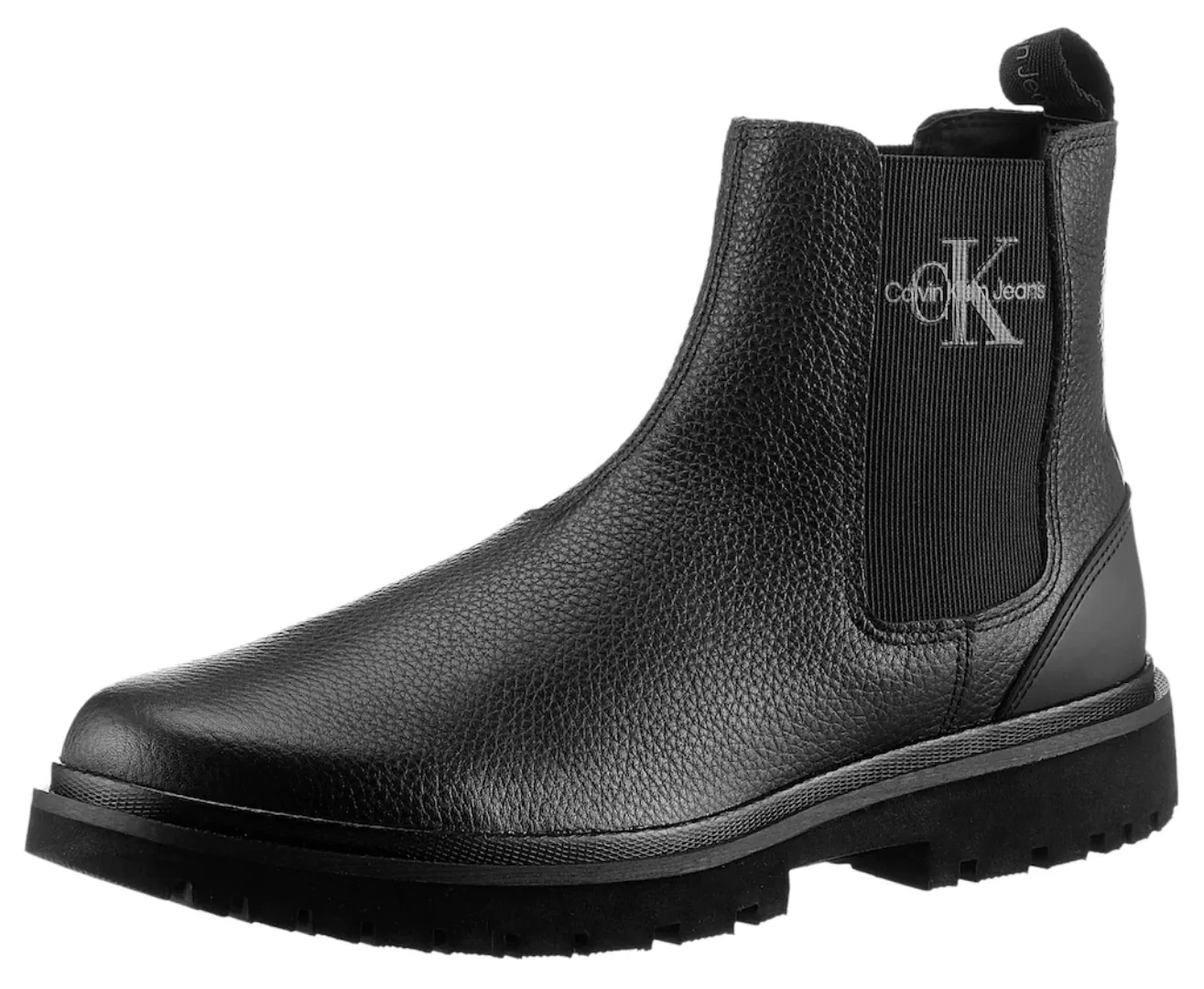 Calvin Klein Jeans Chelseaboots "EVA MID CHELSEA BOOT LTH", Schlupfboots, S günstig online kaufen