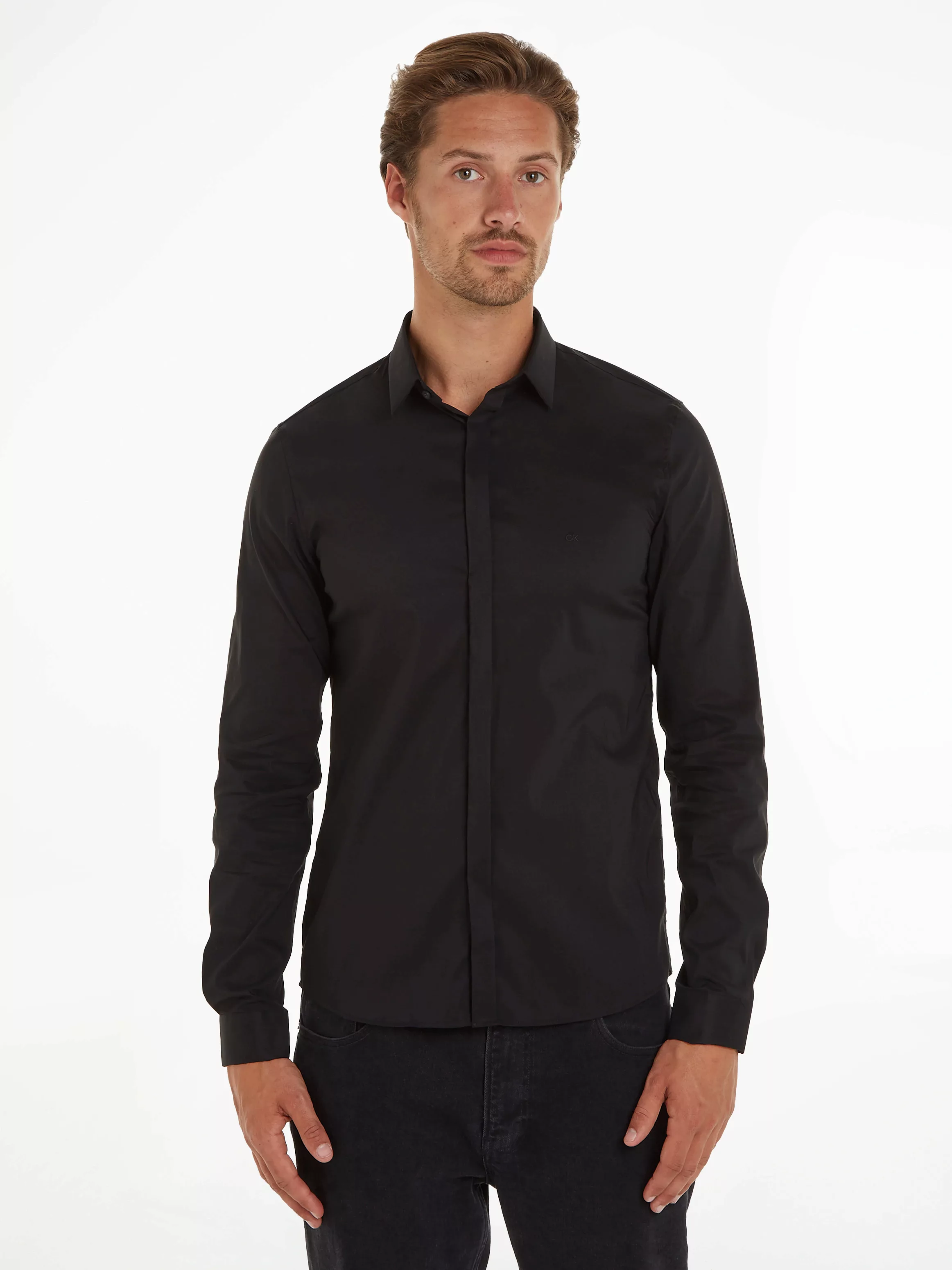 Calvin Klein Langarmhemd, mit Calvin Klein Logo günstig online kaufen