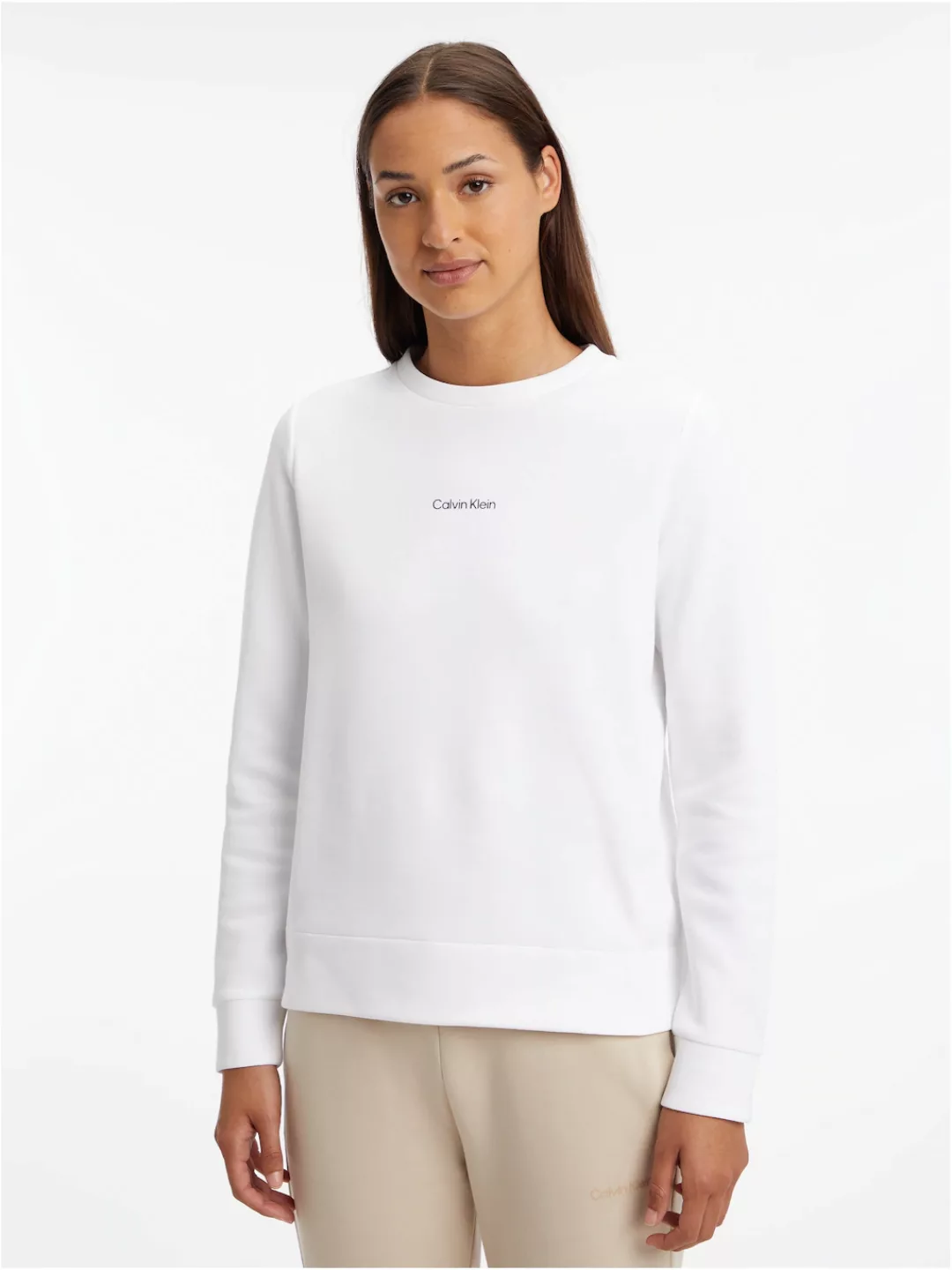 Calvin Klein Sweatshirt MICRO LOGO ESS SWEATSHIRT mit Rundhalsausschnitt günstig online kaufen