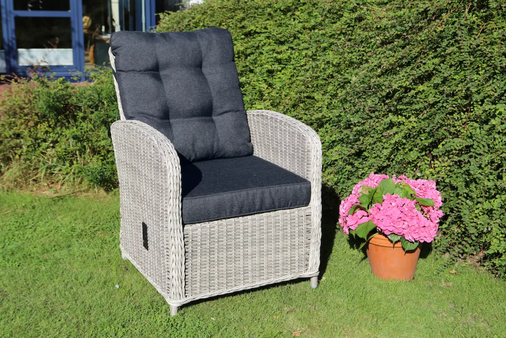 Destiny Gartenlounge-Set "MERANO", (11 tlg., 1x 2er Sofa, 2x Sessel, 1x Tis günstig online kaufen