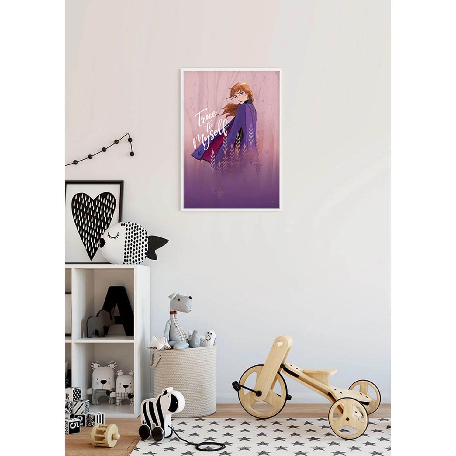 Disney Poster Die Eiskönigin Anna Lila 50 x 70 cm 610160 günstig online kaufen