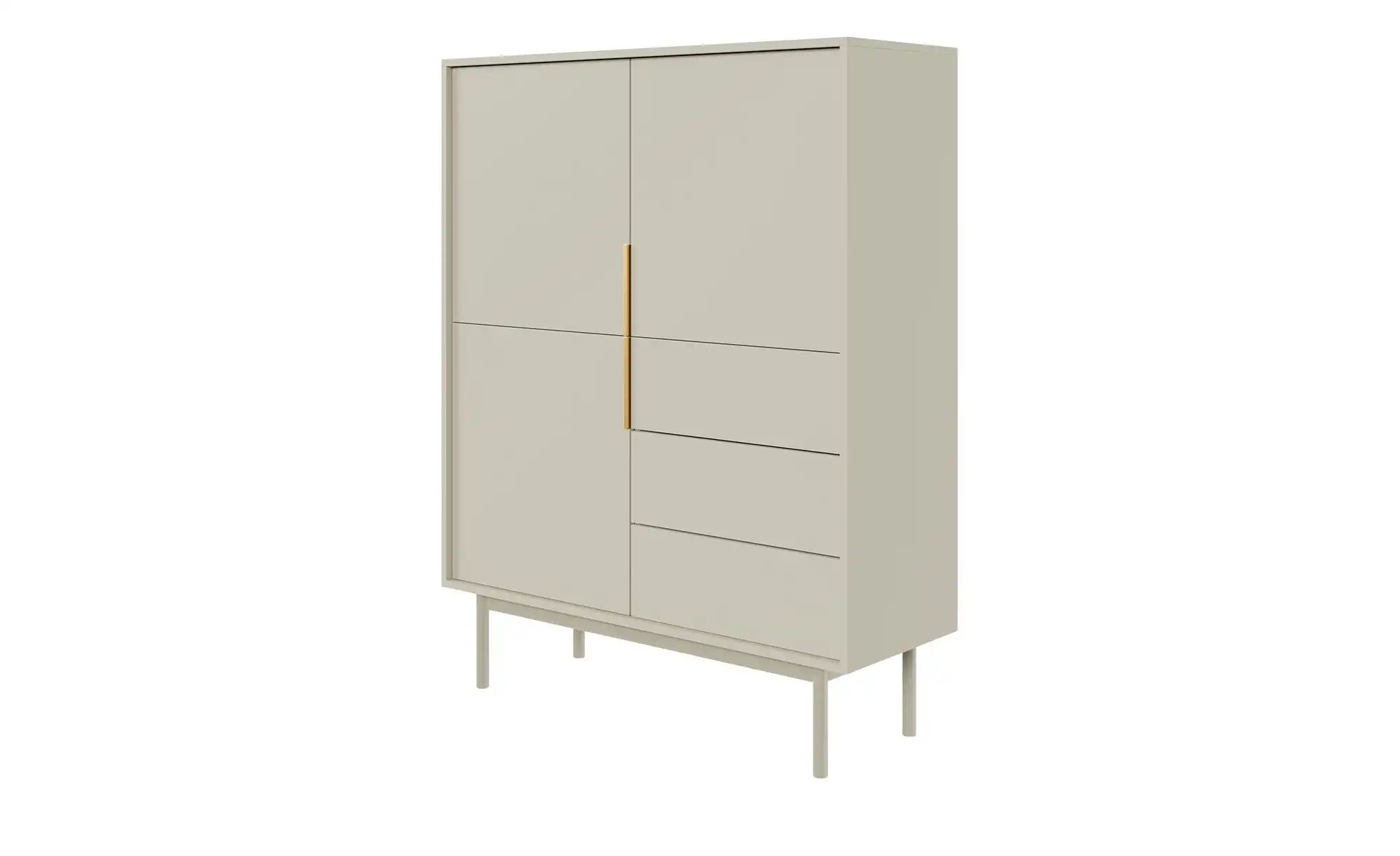 Highboard  Vinchio ¦ beige ¦ Maße (cm): B: 104 H: 139,5 T: 39.0 Kommoden & günstig online kaufen