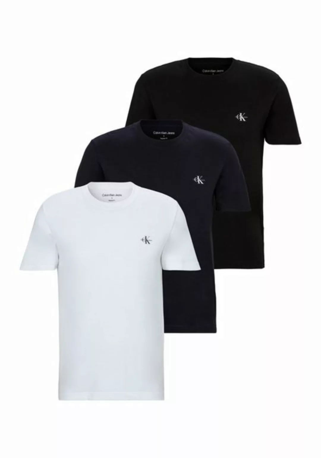 Calvin Klein Jeans T-Shirt 3 PACK MONOLOGO T-SHIRT (3-tlg) mit Logodruck günstig online kaufen