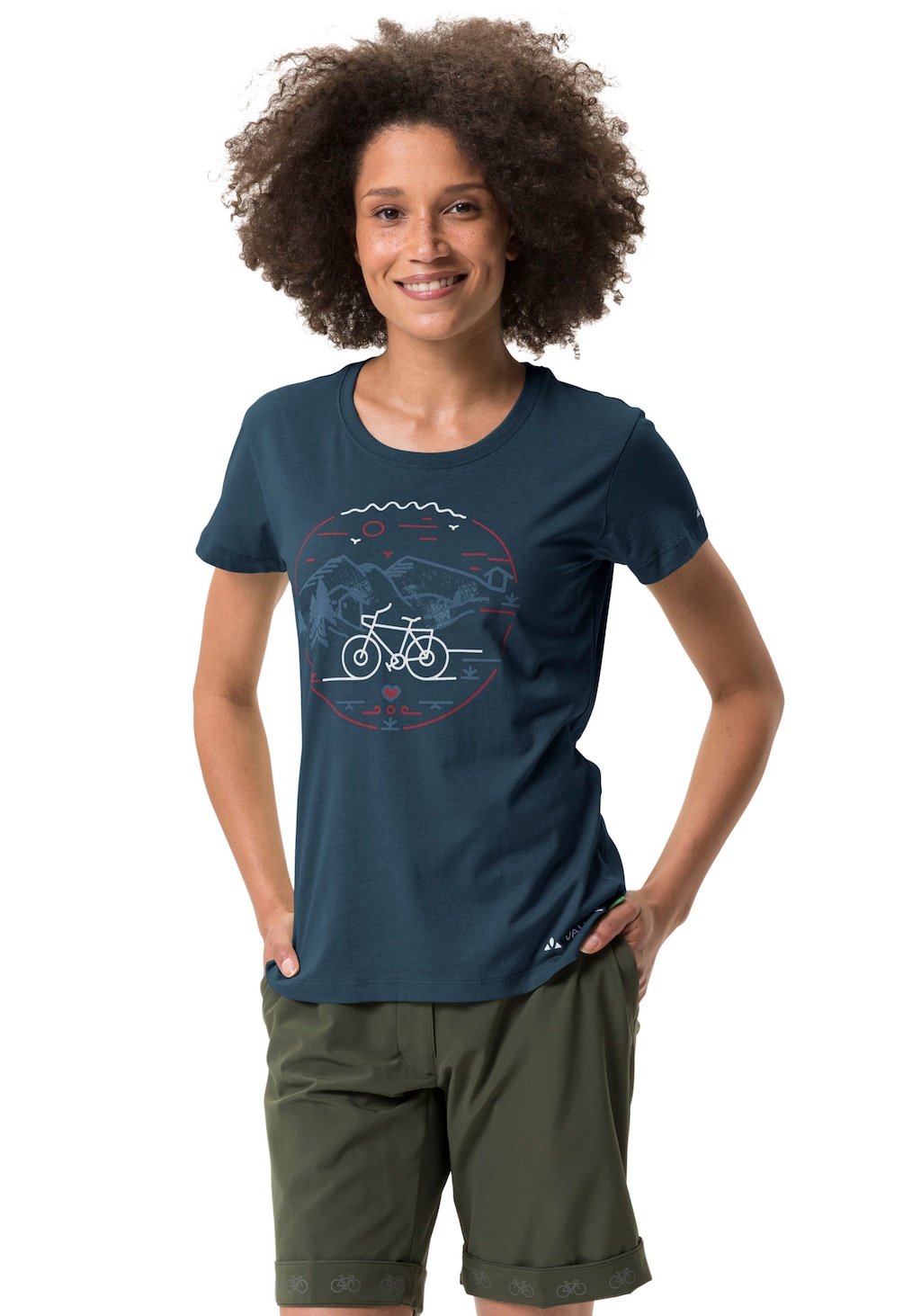 VAUDE Funktionsshirt "WOMENS CYCLIST T-SHIRT V", (1 tlg.) günstig online kaufen