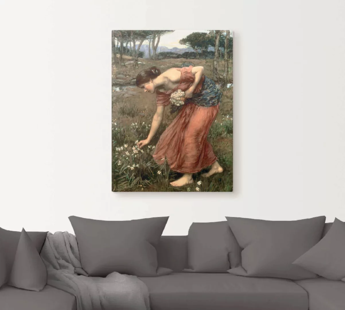 Artland Wandbild "Narziß", Frau, (1 St.), als Leinwandbild, Poster in versc günstig online kaufen