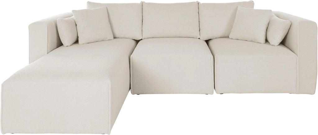 Home affaire Ecksofa "Comfine L-Form", zusammengesetzt aus Modulen, 3 Bezug günstig online kaufen