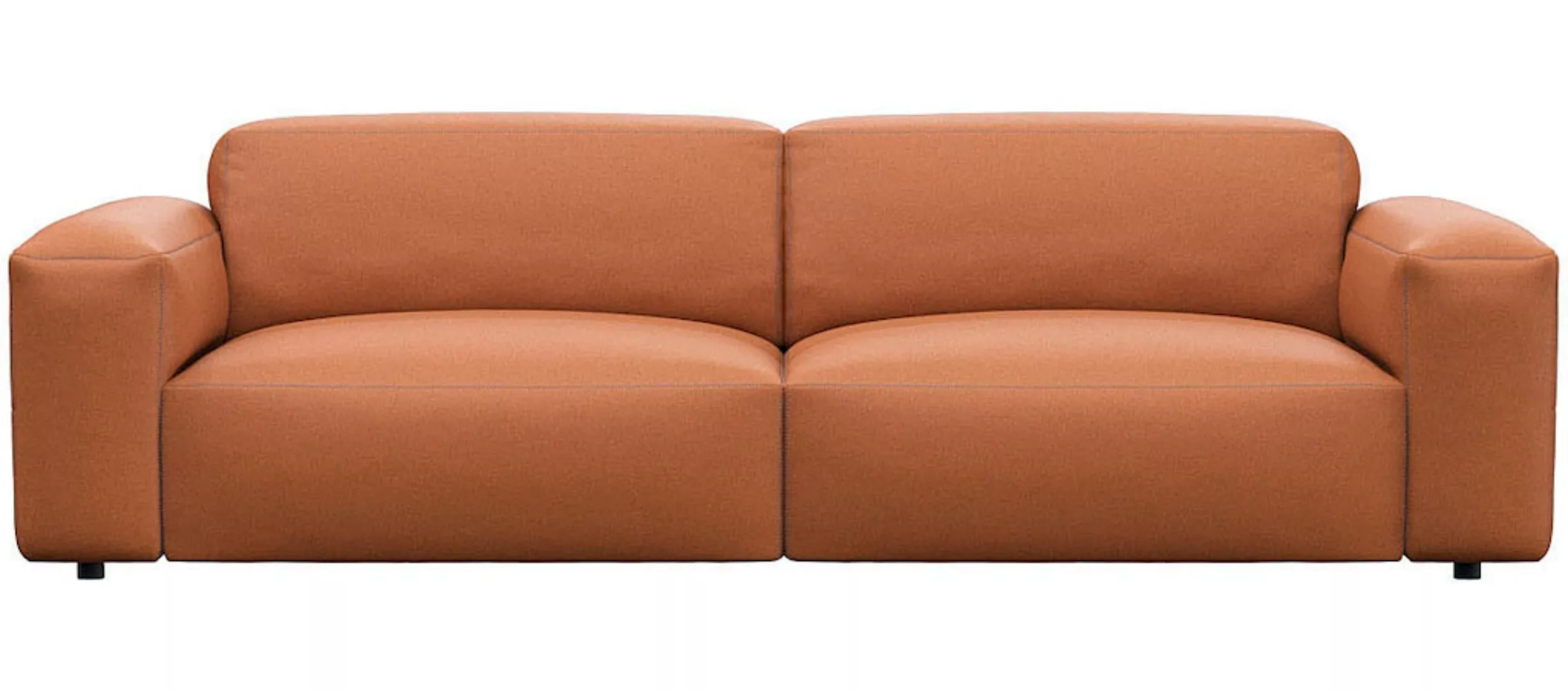 FLEXLUX 3-Sitzer "Lucera Sofa", modern & anschmiegsam, Kaltschaum, Stahl-We günstig online kaufen