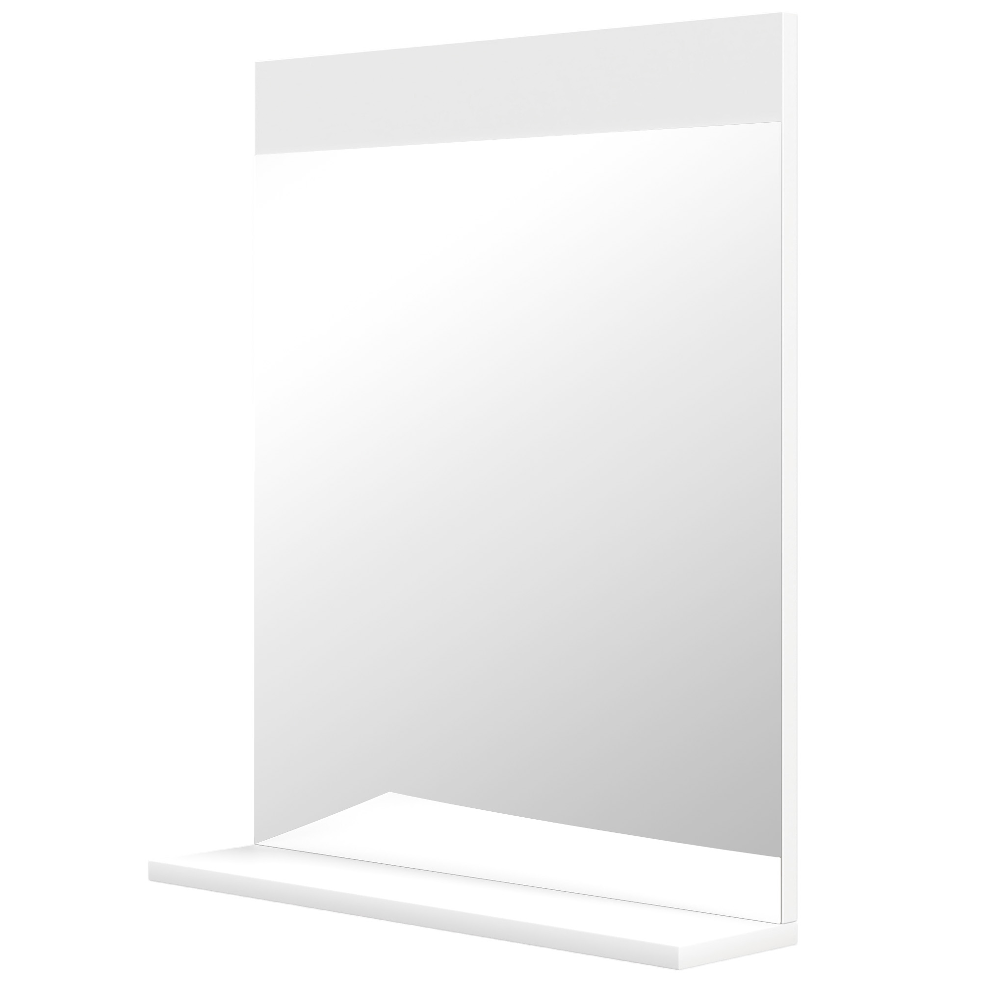 HOMCOM Badezimmerspiegel, Wandspiegel mit Regal, für Wohnzimmer, Schlafzimm günstig online kaufen