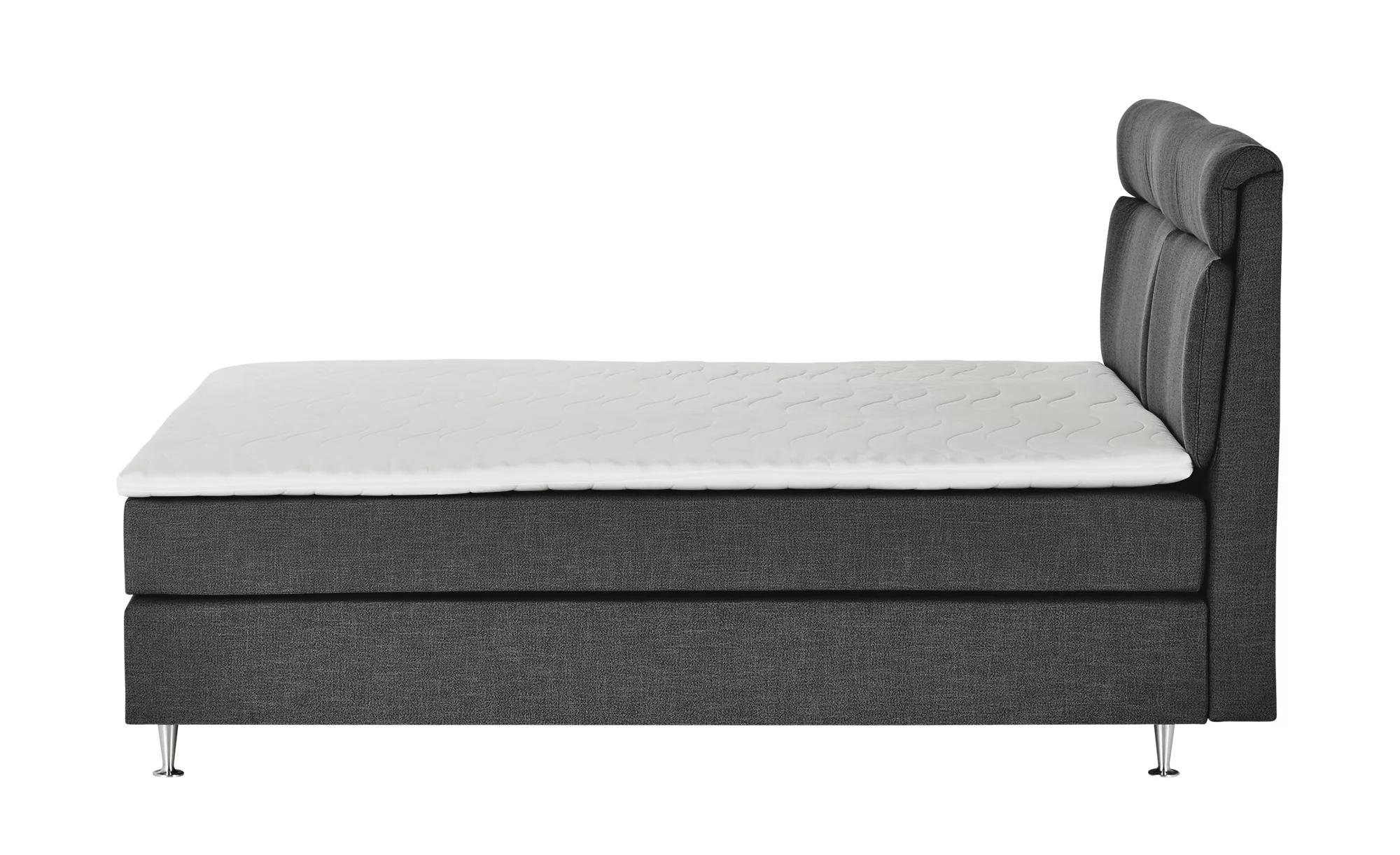 Boxspringbett  Fero ¦ grau ¦ Maße (cm): B: 151 H: 105,5 Betten > Einzelbett günstig online kaufen