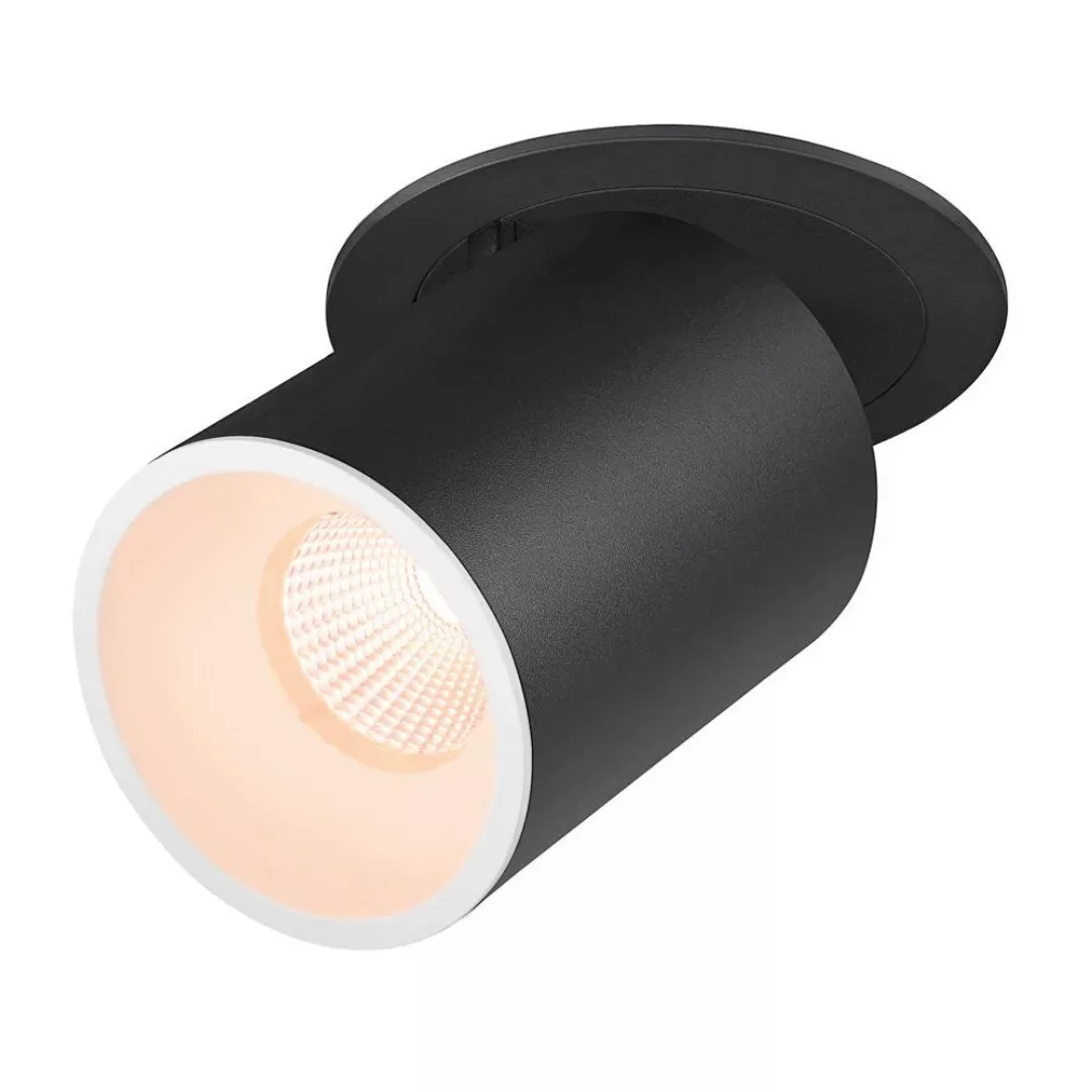 LED Deckeneinbauspot Numinos Projector L in Schwarz und Weiß 25,4W 2250lm 2 günstig online kaufen