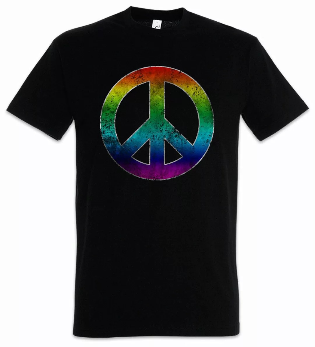 Urban Backwoods Print-Shirt Rainbow Peace Symbol günstig online kaufen