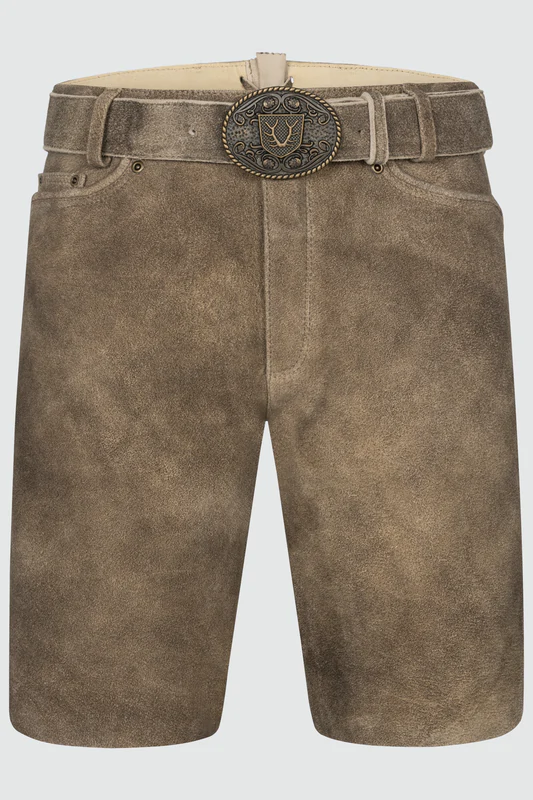 Lederhose Taro mit Gürtel günstig online kaufen