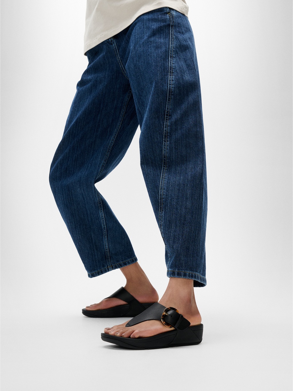 Fitflop Zehentrenner "LULU RESIN-BUCKLE LEATHER TOE-POST SANDALS", Pantolet günstig online kaufen