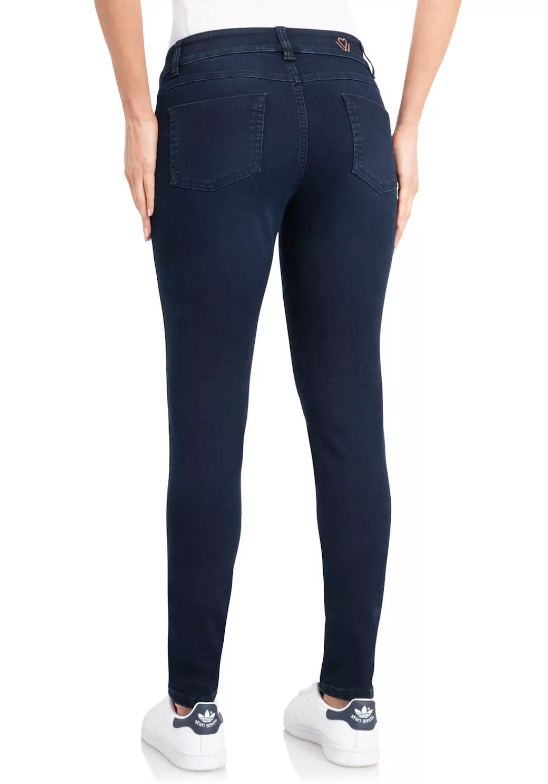 wonderjeans Skinny-fit-Jeans Schmaler Skinny-Fit in hochelastischer Qualitä günstig online kaufen