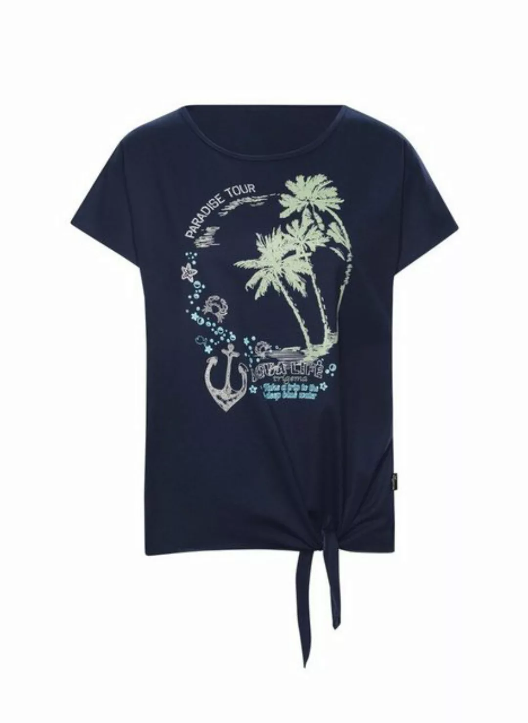Trigema T-Shirt TRIGEMA T-Shirt mit modischem Knoten (1-tlg) günstig online kaufen