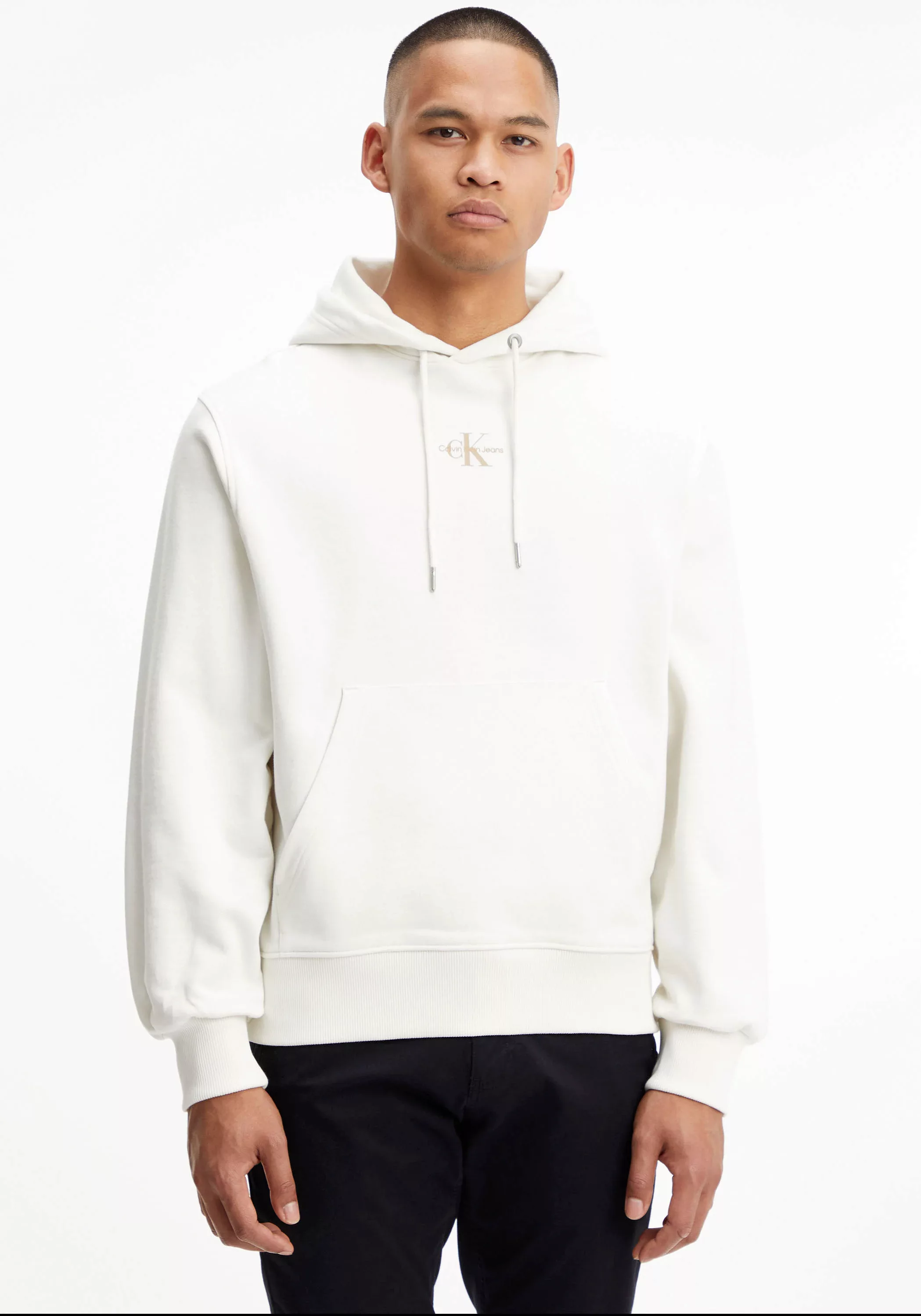 Calvin Klein Jeans Kapuzensweatshirt "MICRO MONOLOGO HOODIE", mit Bio Baumw günstig online kaufen