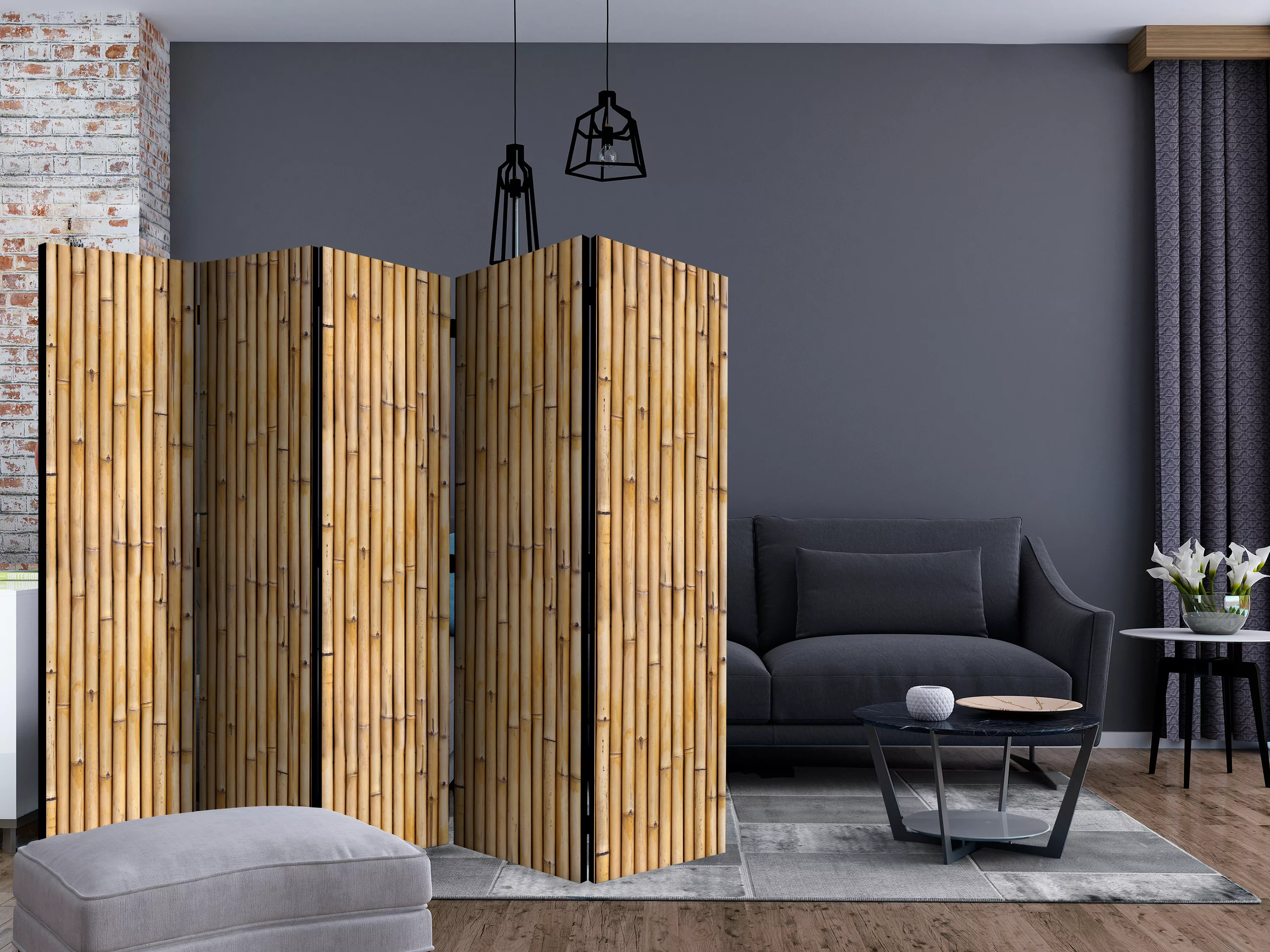 5-teiliges Paravent - Amazonian Wall Ii [room Dividers] günstig online kaufen