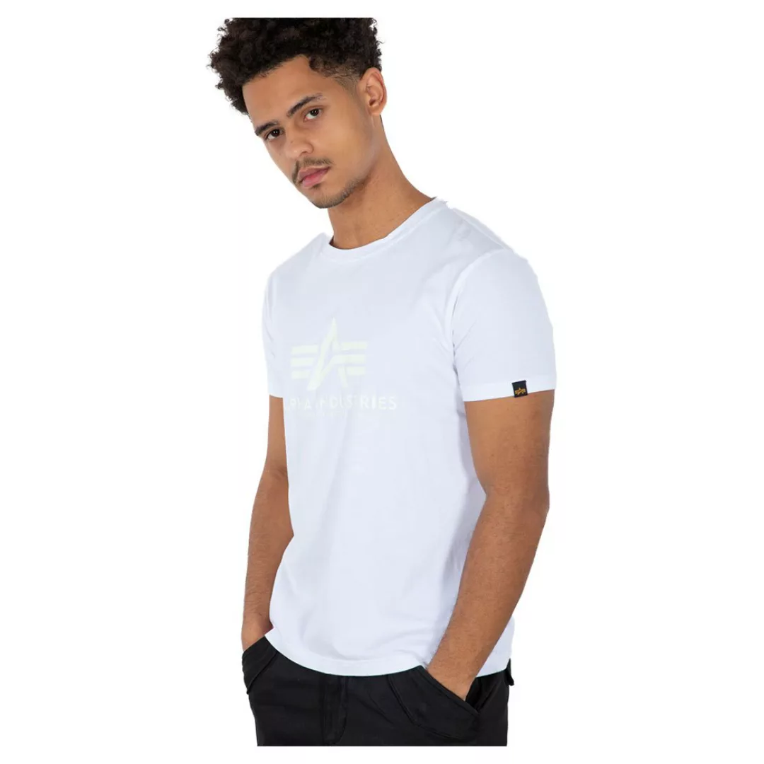 Alpha Industries Basic Kryptonite Kurzärmeliges T-shirt L White günstig online kaufen