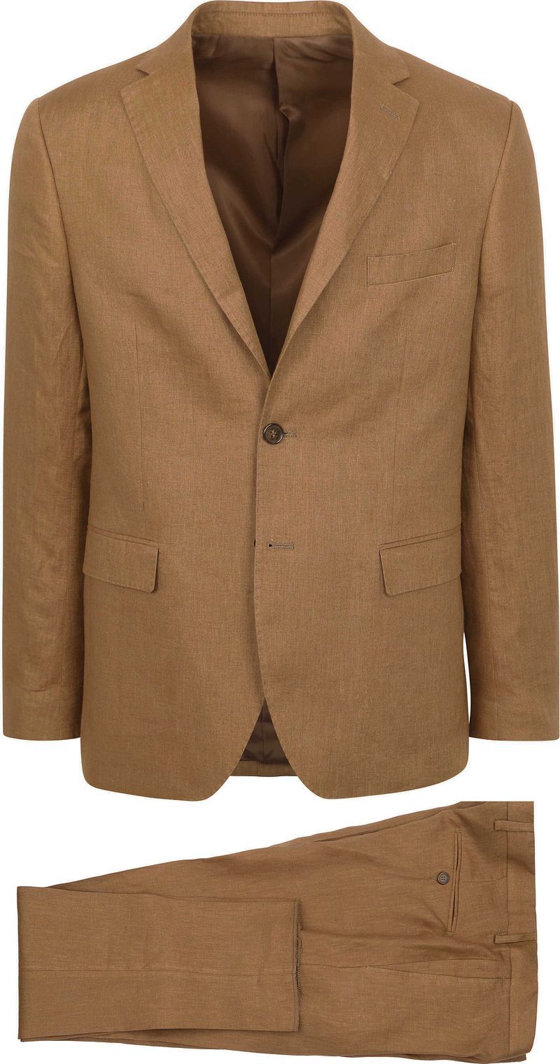 Suitable Leinen Suit Camel - Größe 56 günstig online kaufen