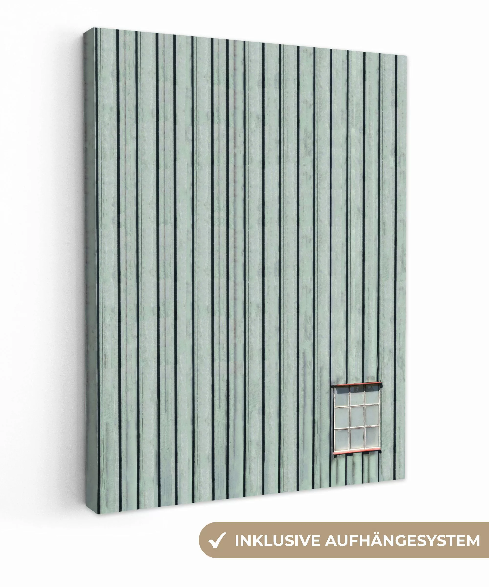 OneMillionCanvasses® Leinwandbild Architektur - Grün - günstig online kaufen