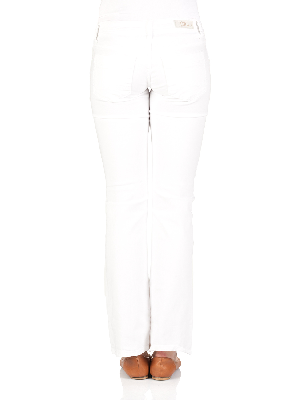 LTB Damen Jeans Valerie Bootcut - Weiß - White günstig online kaufen