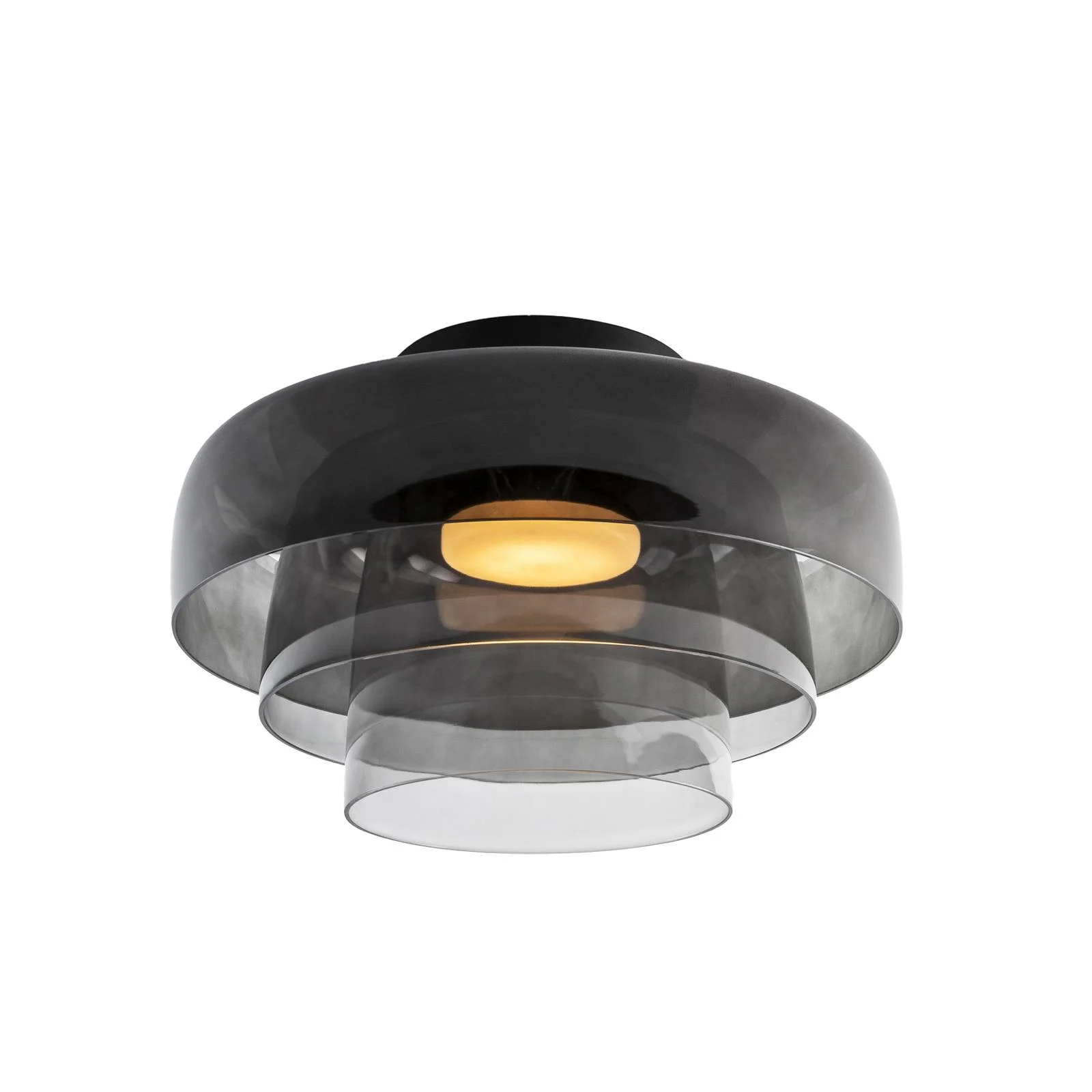 LEDS-C4 LED-Deckenlampe Levels Ceiling, schwarz, 3-fach, CCT günstig online kaufen