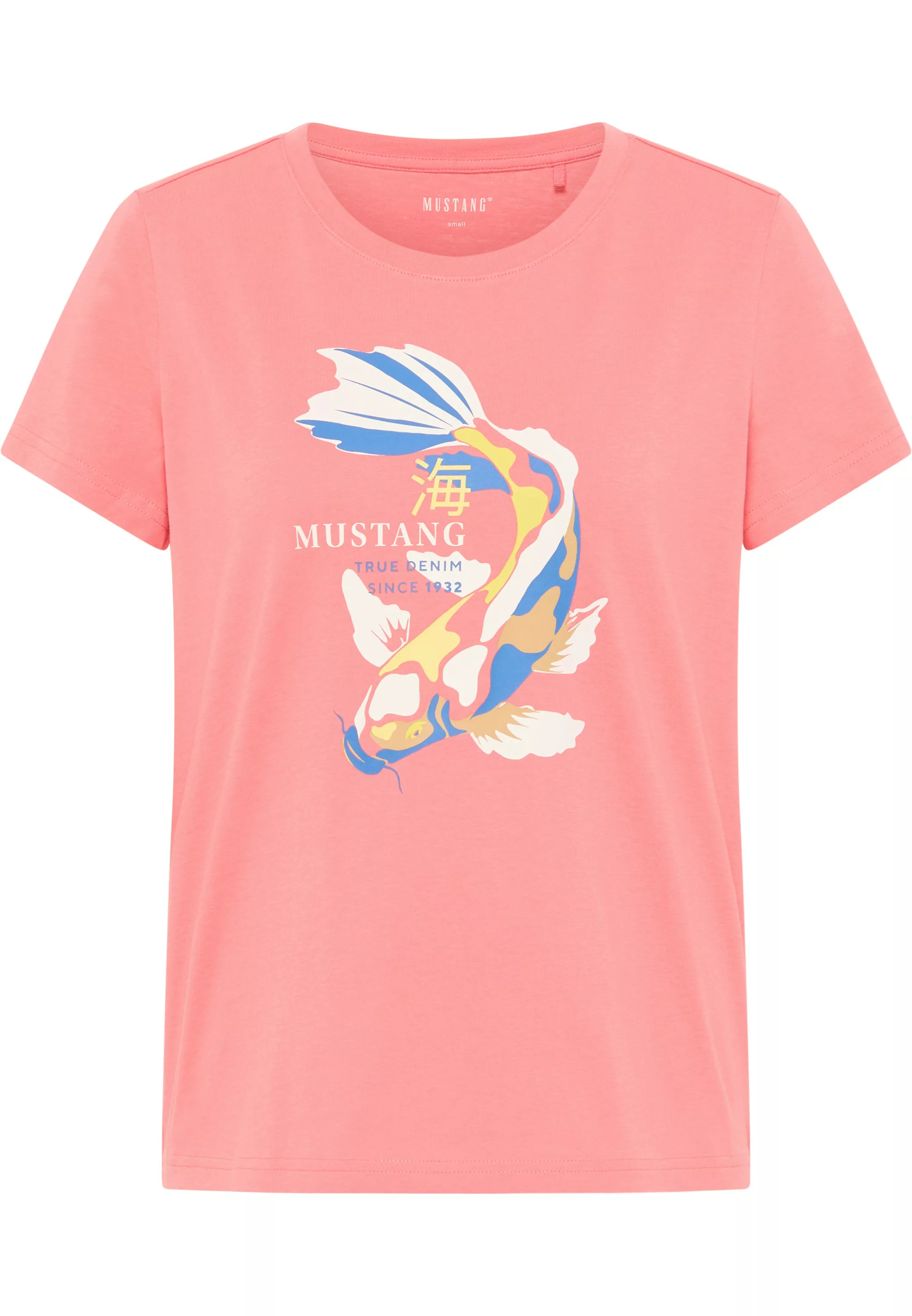 MUSTANG Kurzarmshirt "Mustang T-Shirt Print-Shirt" günstig online kaufen