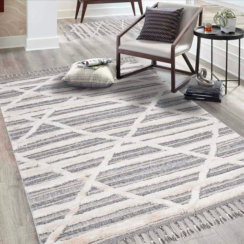 Carpet City Hochflor-Teppich »Valencia 810«, rechteckig, 20 mm Höhe, Läufer günstig online kaufen