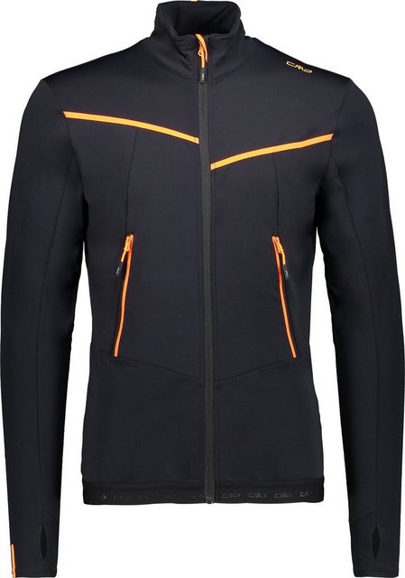 CMP Fleecejacke MAN JACKET NERO-ORANGE FLUO günstig online kaufen