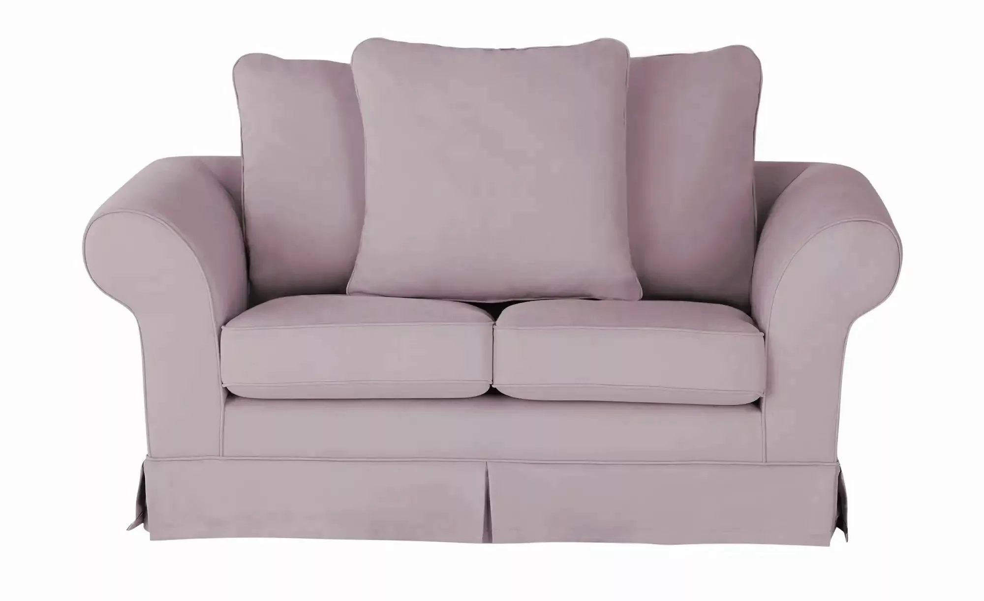 Hussensofa Webstoff Hampton ¦ rosa/pink ¦ Maße (cm): B: 166 H: 70 T: 92 Pol günstig online kaufen