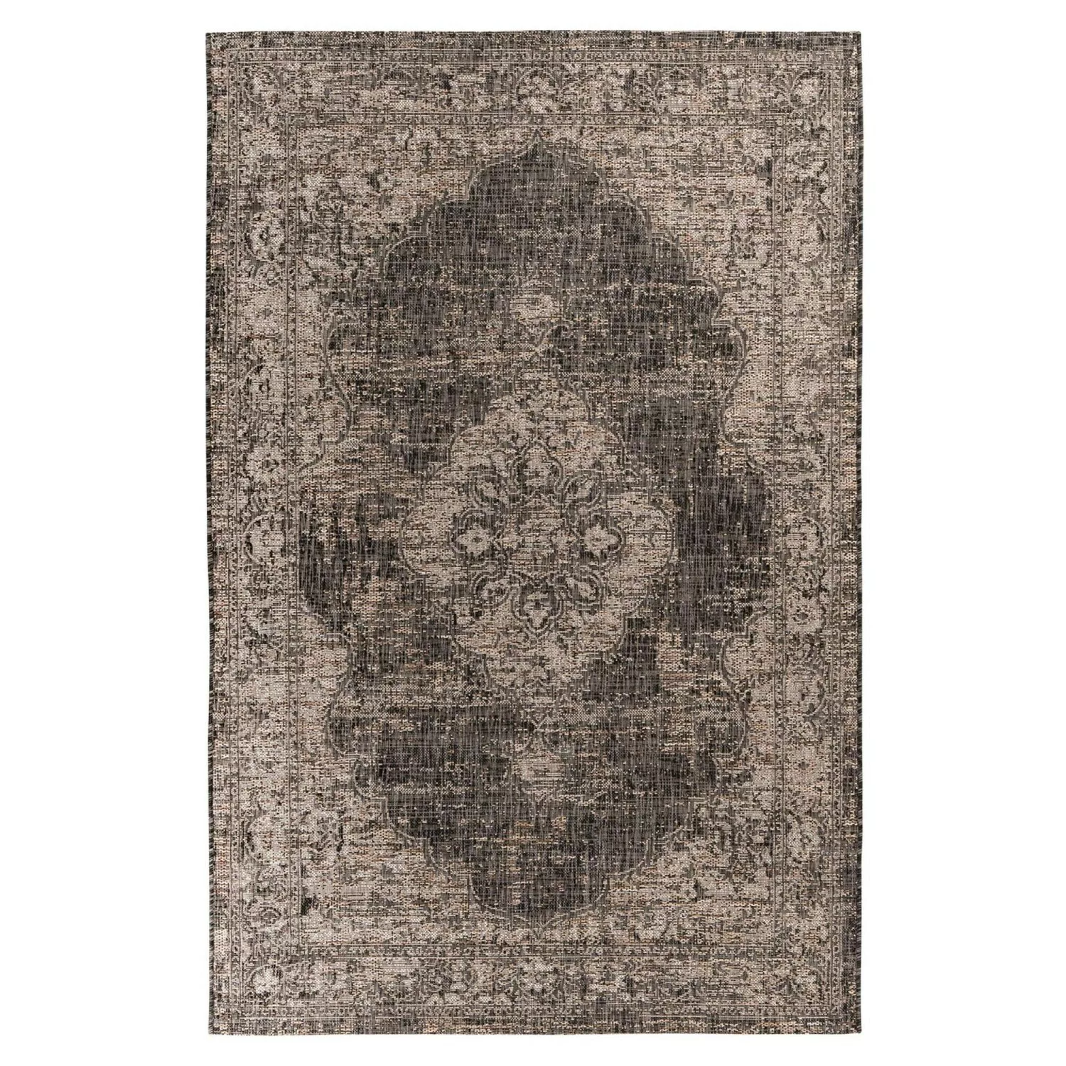 MeGusta Kurzflor Teppich Orientalisch Grau 80x150 cm Clara günstig online kaufen