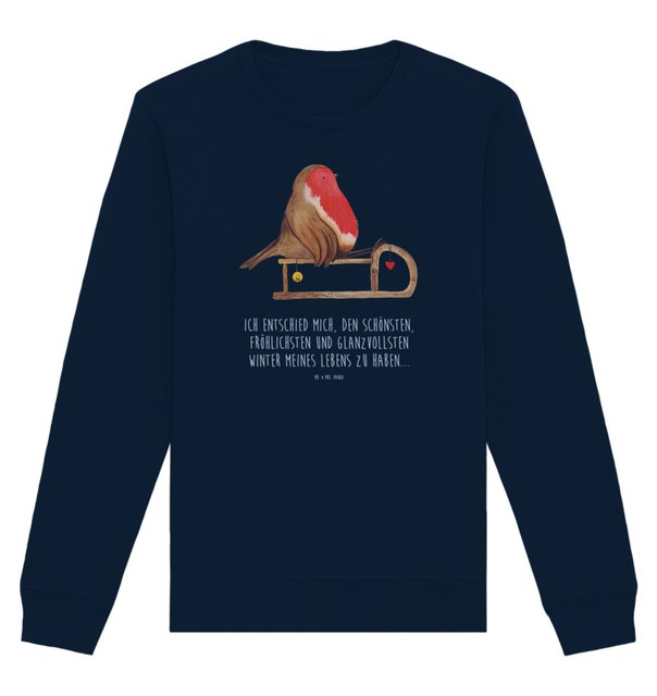 Mr. & Mrs. Panda Longpullover Rotkehlchen Schlitten Größe L - French Navy - günstig online kaufen