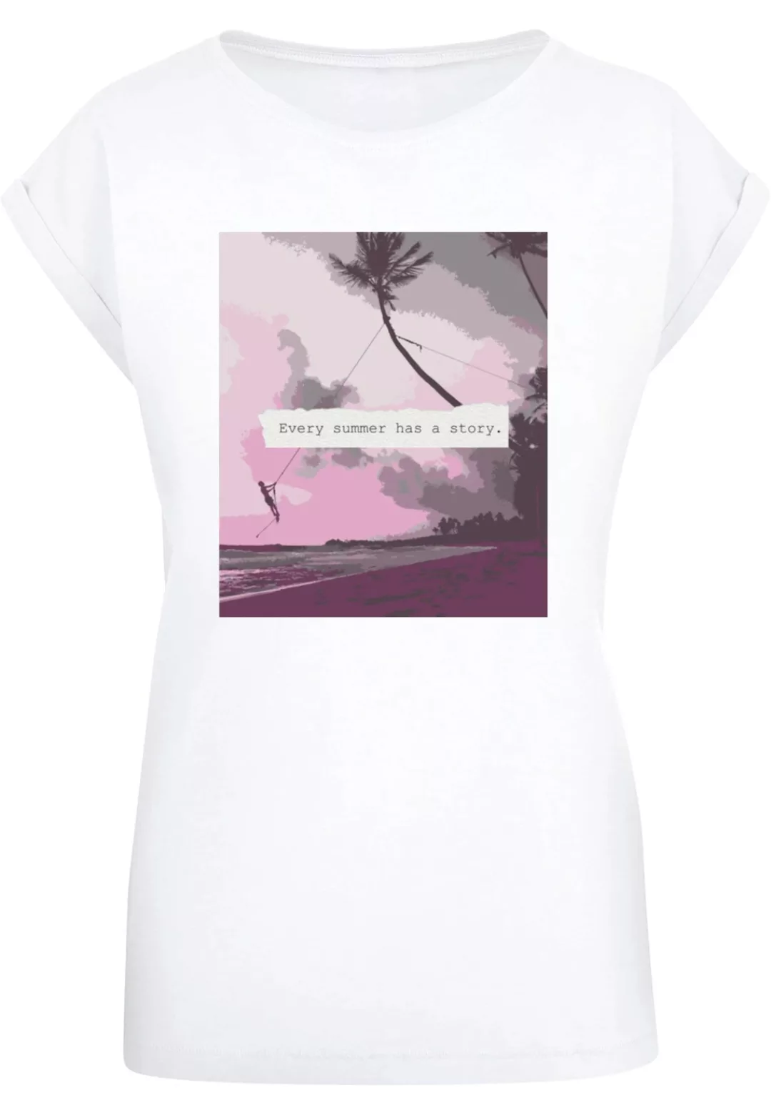 Merchcode T-Shirt "Merchcode Damen Ladies Summer - Every summer has a story günstig online kaufen