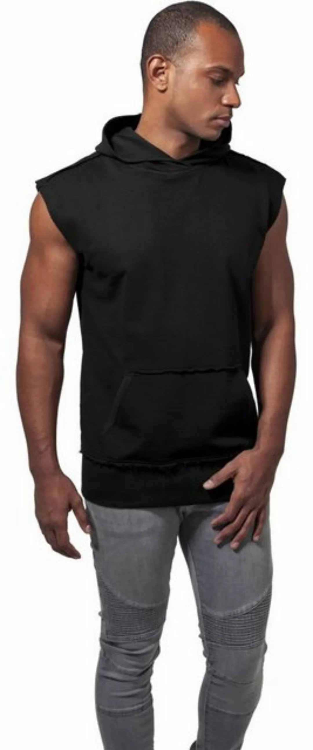 URBAN CLASSICS Sweatshirt Urban Classics Herren Open Edge Sleeveless Hoody günstig online kaufen